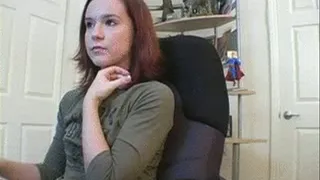 Anna Teasing Her Friend On Webcam