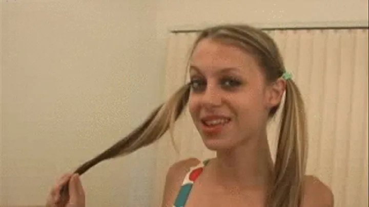 Lexi Sexton In Pigtails Showing Off Her Full Pantys