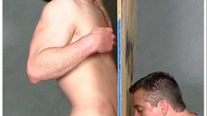 Muscular Young Leon At The Gloryhole