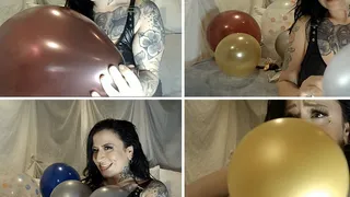NON POP Balloons: Inflating Boobs, Stuffing, Squeaking!