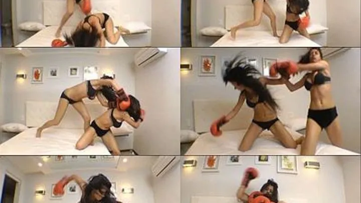 CRITICAL SITUATION - REAL BOXE REAL TWINS - twin 1 : RAFAELLA GUEICHA vs twin 2 : GRAZIELLA GUEICHA - CLIP 4 - exclusive MF