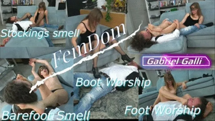 Folle e Narcisista Prodom ( Only Foot Domination Scene ) Weird and Narcissistic Prodom