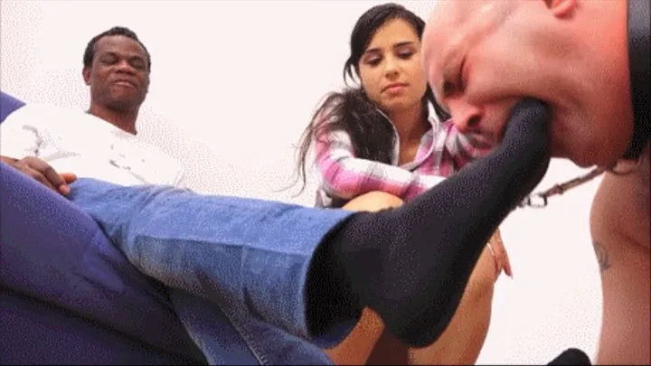 WELCOME YOUR BLACK MASTER - BBC CUCOLDING - STEP-DADDY WE WILL TRAIN YOU TO BE A PERFECT SOCK-SUCKER BITCH! - EXTREME SOCKS HUMILIATION