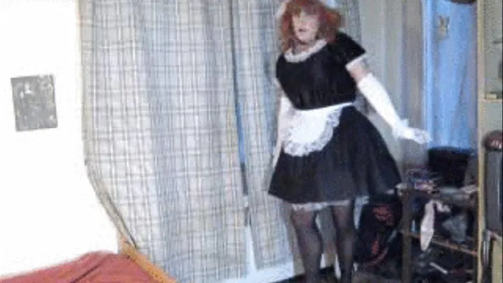 Sissy Maid in Chastity Tease 2