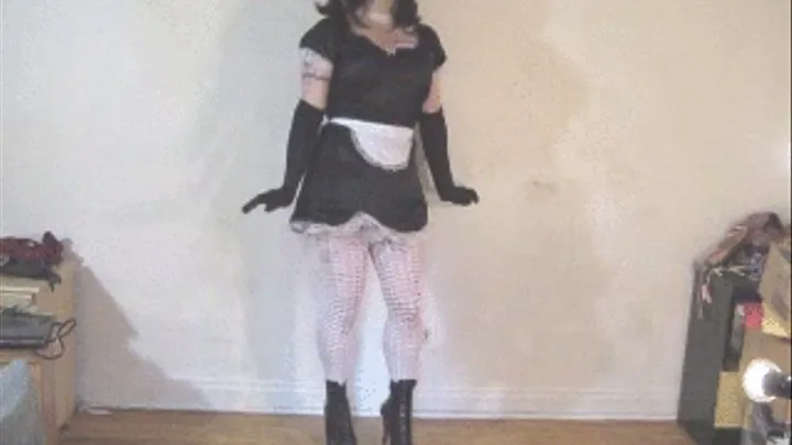 Sissy Maid in Chastity Tease