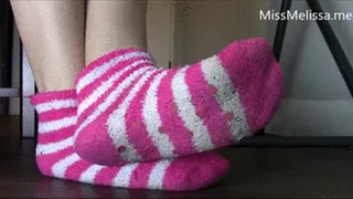 Worn Out Pink Socks