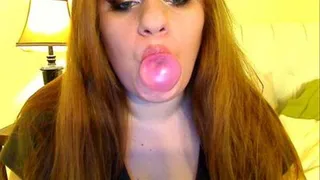 Bubblegum Chewing And Small Bubbles