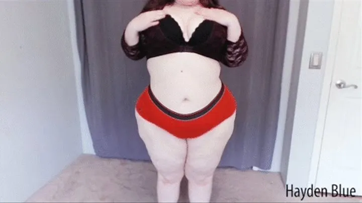 Showing Off My Wide BBW Hips And Ass