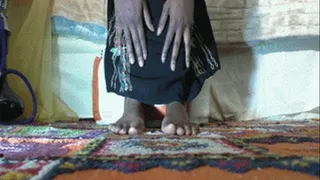 Meditation feet