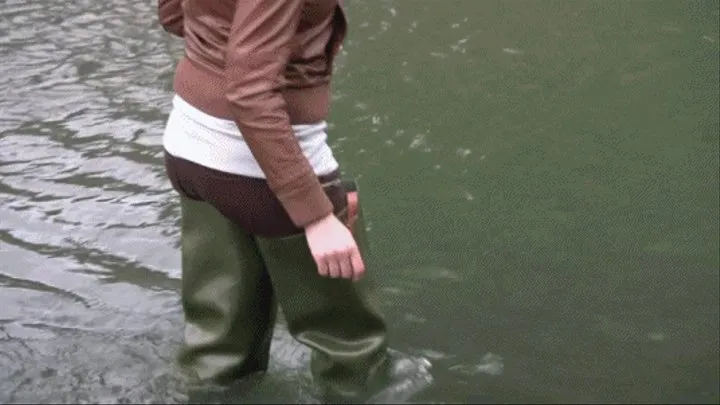 Leather & Waders in River