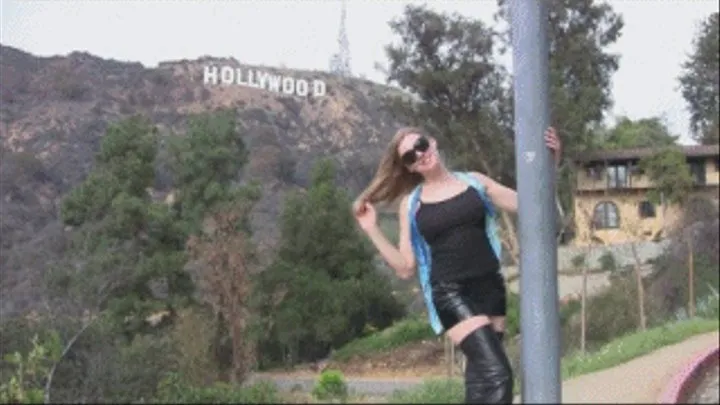 Hollywood Hills in Thigh Boots & PVC