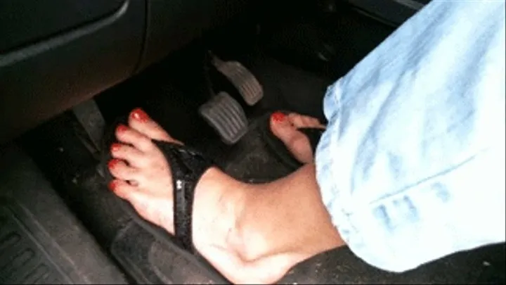 Pedal pumping with flip flops