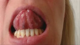 Close-ups of my tongue (mouth fetish)