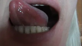 Mouth tour (tongue fetish)