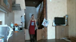 You love women in apron (housecleaning)