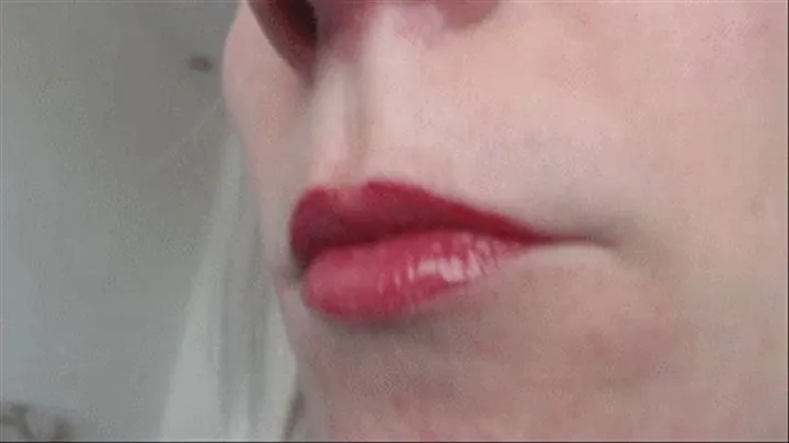 Lip pouting *custom* (mouth fetish)