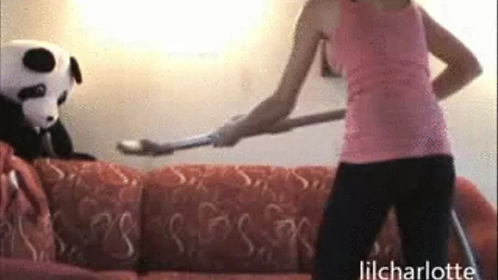 Vacuuming my couch