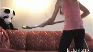 Vacuuming my couch