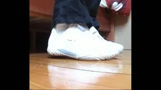 cock under smelly white socks *custom*