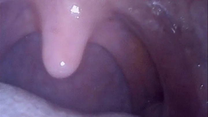 Close ups of my uvula (mouth fetish)