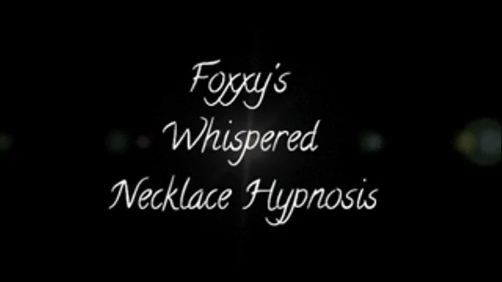 Miss Foxx UK - Whispered Necklace Entrancement