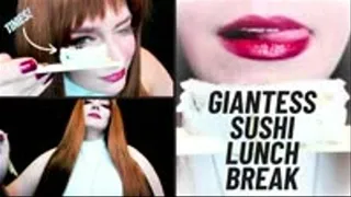 Giantess Sushi Lunch Break