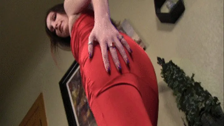 My Sexy Ass In a Tight Red Dress