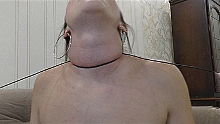 neck against cord