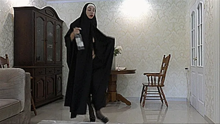 the nun could not resist