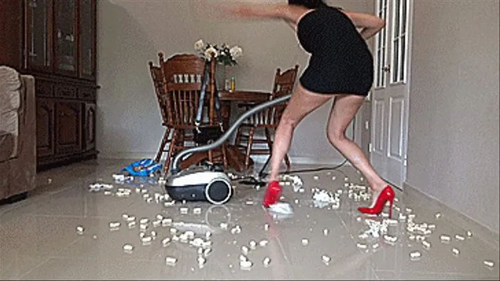 trying to clean on a slippery floor mp