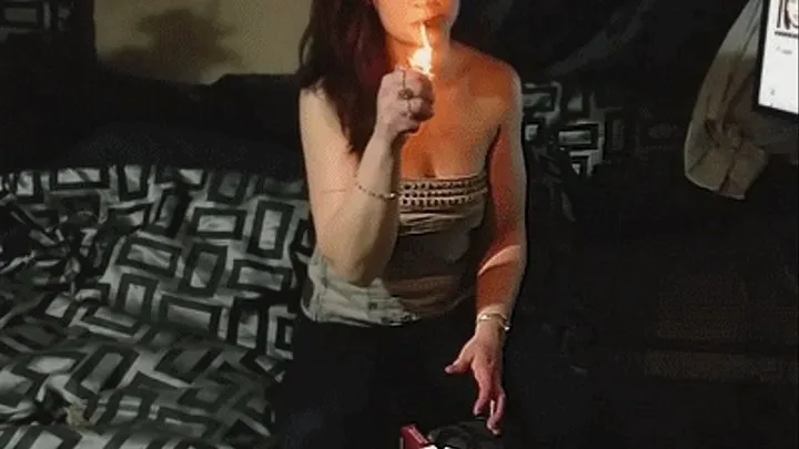 Shelby smokes