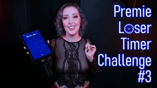 PREMIE LOSER TIMER CHALLENGE #3 - Prejac Premature Ejaculator Humiliation Femdom POV by Miss Faith Rae with JOI Games and Laughing At You