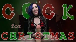 COCK FOR CHRISTMAS - Christmas Strapon POV Girlfriend Roleplay by Miss Faith Rae with Gay Encouragement and Face Fucking - MKV