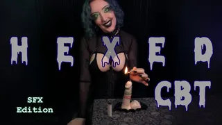 Hexed CBT - SFX Edition - Sadistic magic CBT witch roleplay by Miss Faith Rae with pain play and laughing