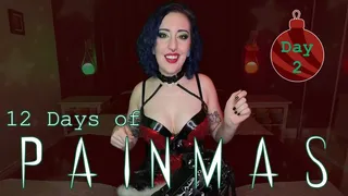 DAY 2 - 12 DAYS OF PAINMAS - Christmas CBT & Pain Play Slave Tasks by Miss Faith Rae with BDSM Instructions & Femdom POV