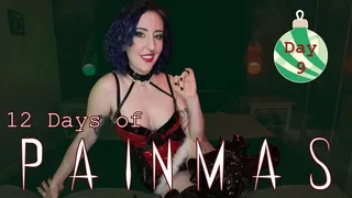 DAY 9 - 12 DAYS OF PAINMAS - Christmas CBT & Pain Play Slave Tasks by Miss Faith Rae with BDSM Instructions & Femdom POV - MKV