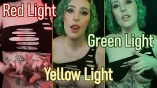 Red Light Yellow Light Green Light - UNCENSORED TOPLESS - Edging JOI Game by Miss Faith Rae with Cock Control and Jerk Off Instructions