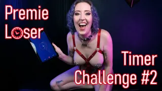 Premie Loser Timer Challenge #2 - Premature Ejaculation Humiliation Femdom POV JOI Game by Miss Faith Rae with Jerk Off Instructions and Laughing At You - MKV