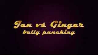 Jen vs ginger belly punching