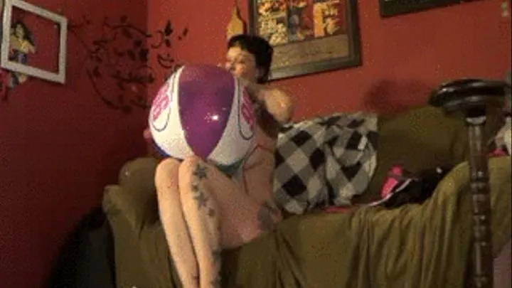 Naughty Nurse Has Secret Beach Ball Fetish