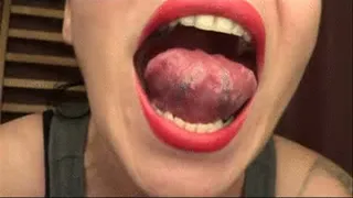 (Request) Mouth With Wide Raised Tongue