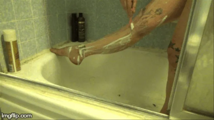 Shaving Legs With Shave Cream