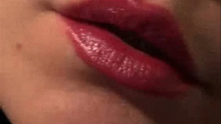 Sexy Lips Ready to Kiss