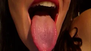 Sarah Makes a Sexy Tongue Clip