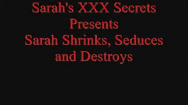 (Custom) Sarah Srinks, Seduces, and Destroys