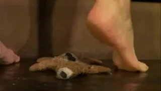 Little Furry Toy Gets Stomped