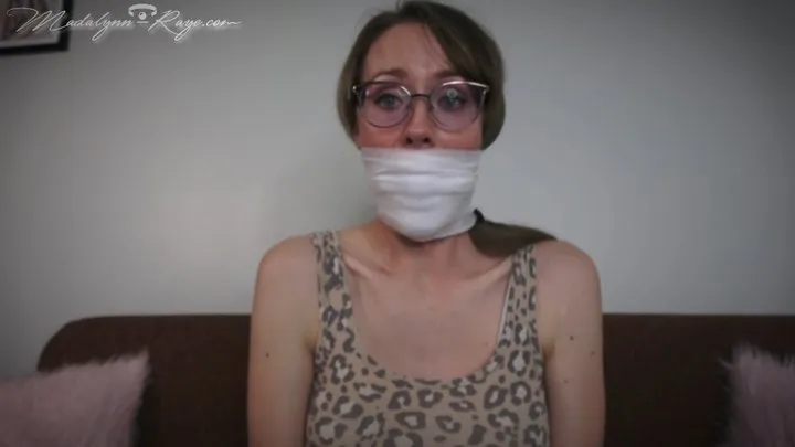 Madalynn Raye: Gauze Wrap Over Ballgag