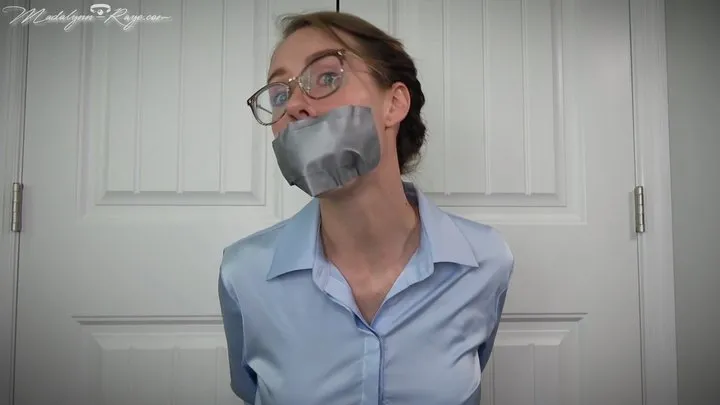 Madalynn teaches you how to help the gagged damsel