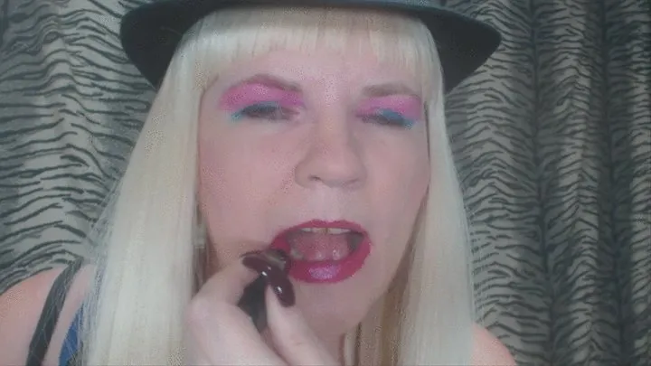 Mistress Lipstick Teased Blue Balls 22