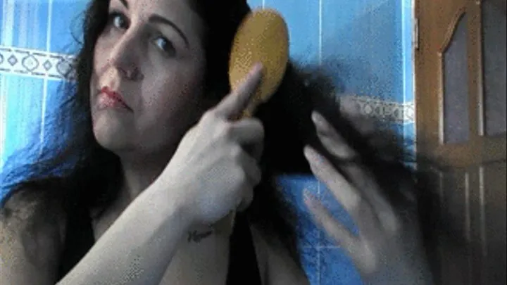 Brushing my hair